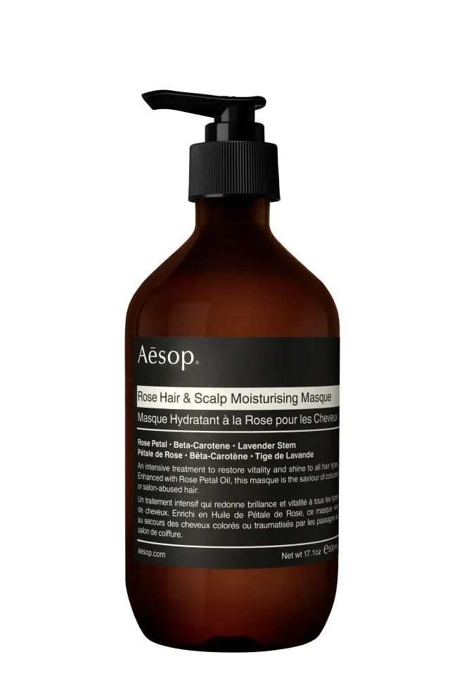 AESOP ROSE увлажняющая маска для волос и кожи головы 500ml