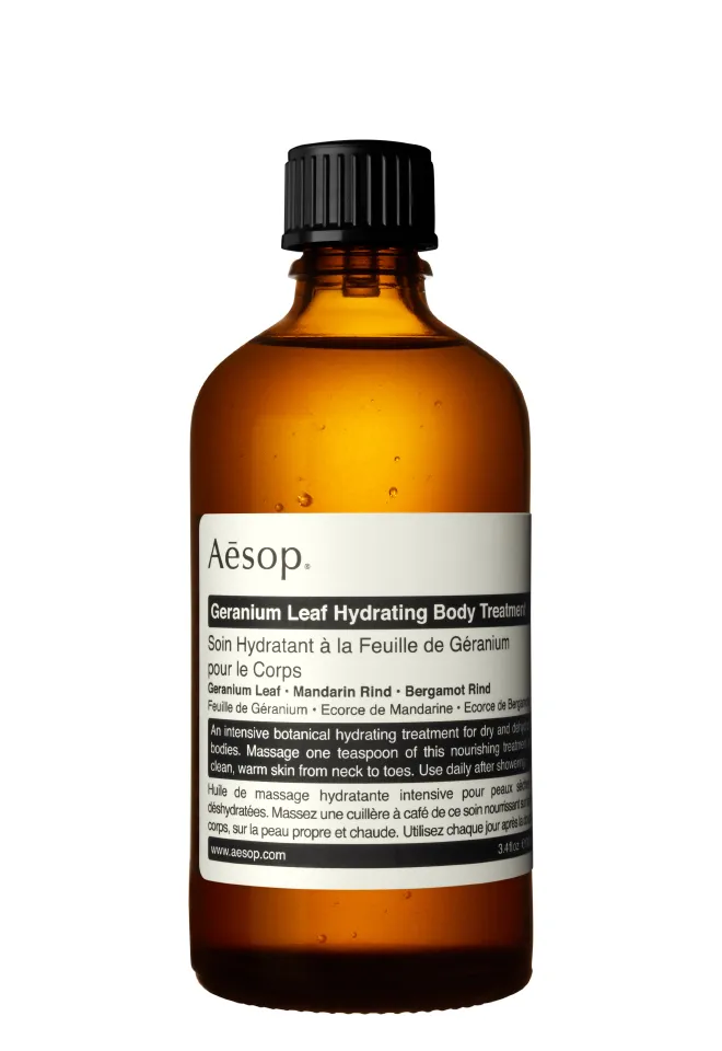 AESOP GERANIUM LEAF увлажняющее масло для тела 100ml