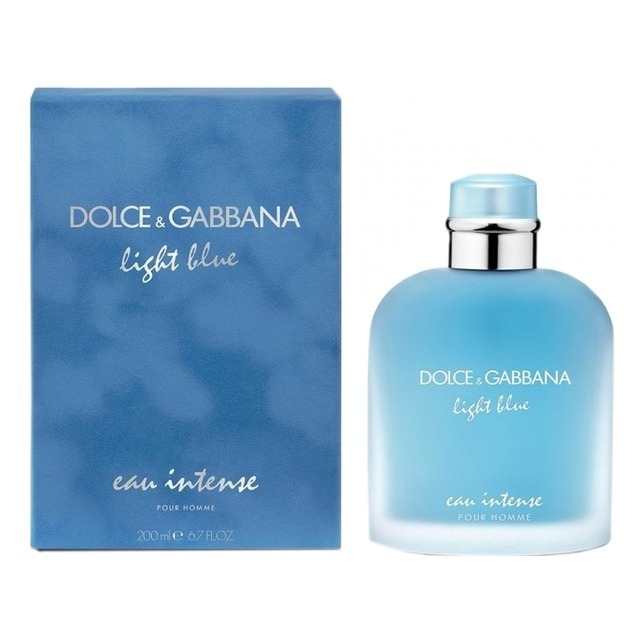 DOLCE & GABBANA LIGHT BLUE EAU INTENSE парфюмерная вода (мужские) 100ml Уценка