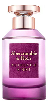 ABERCROMBIE & FITCH AUTHENTIC NIGHT парфюмерная вода (женские) 50ml