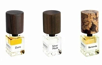 NASOMATTO парфюмерное масло BARAONDA + DURO + SILVER MUSK 3*4ml set