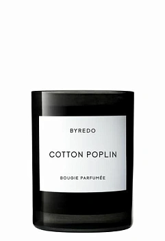 BYREDO COTTON POPLIN парфюмированная свеча (унисекс) 240ml