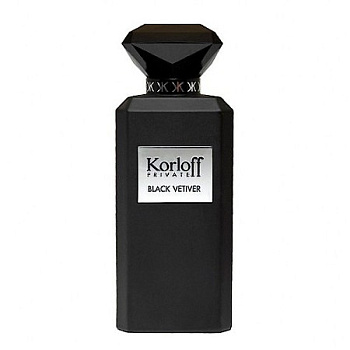 KORLOFF PARIS PRIVATE BLACK VETIVER туалетная вода (мужские) 88ml